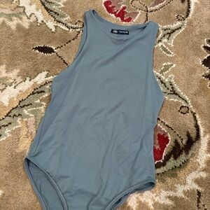 Zara olive green body suit